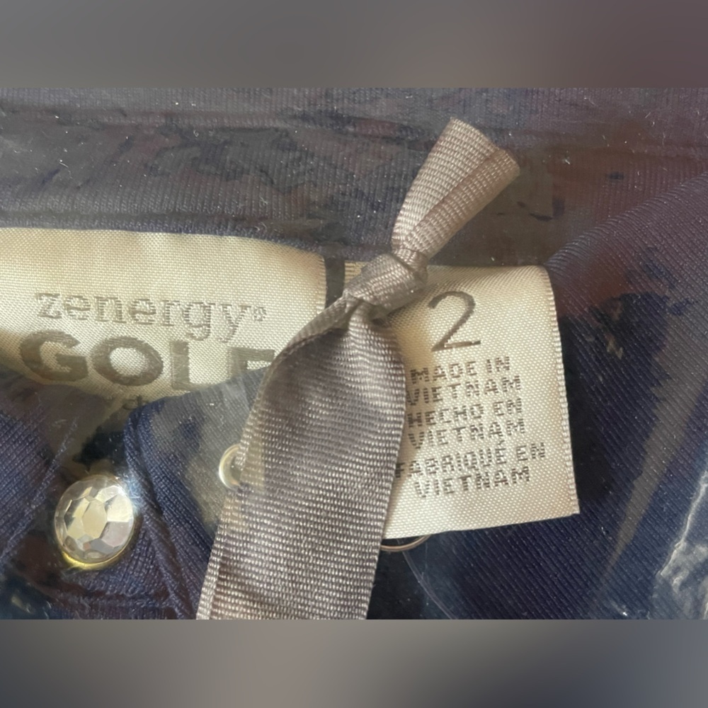 NWT Chico’s Pleated Placket Polo - Picture 7 of 8